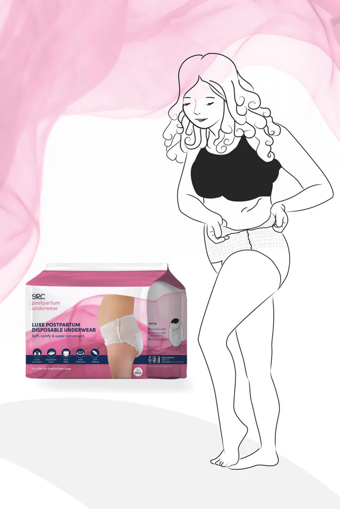 SRC POST PARTUM DISPOSABLE UNDERWEAR