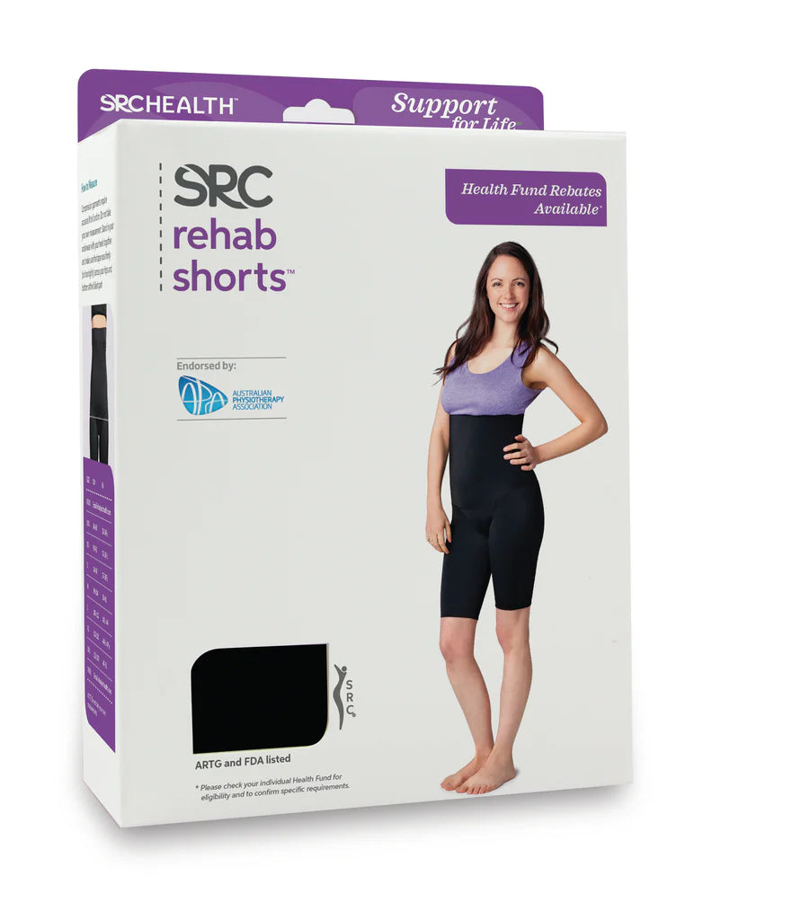 SRC REHAB HIGH WAIST SHORTS